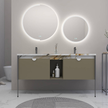 Luxury Sintered Stone Bathroom Vanity furniture